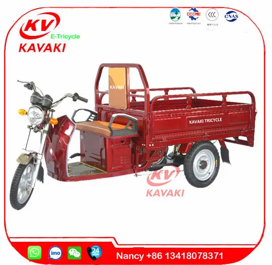 مصنع بيع kavaki 900W20A البضائع الثلاثيه باجاج ثلاث ويلر الكهربائية السيارات الكهربائية عربة الأسعار