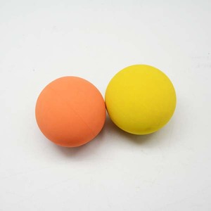 Palla di Gomma a Basso Rimbalzo 63mm/60mm/57mm con Logo Personalizzato per Giochi, Palla di Gomma Colorata Cava - Product Image 1