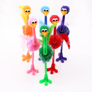 Étudiant Aléatoire Couleur Creative Stylos Autruche Cadeau de Bande Dessinée Stylo À Bille - Product Image 6