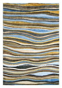 High Quality Luxury Wool Hand <b>Tufted</b> Kitchen Area <b>Rug</b> Sets with Anti-slip Rubber Backing Modern Design for Commercial Indoor Use - Product Image 2