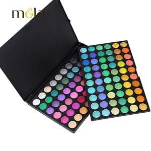 Professional manufacturer 120 color colorful cheap eyeshadow palette warm eyeshadow palette