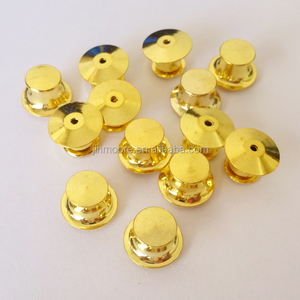 12 Pezzi Fermagli per Spille in Ottone Dorato con Testa Piatta, Chiusura a Scatto in Metallo - Product Image 2