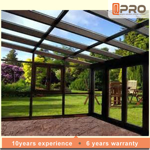 La piscina se diseño moderno Lowes de aluminio Sunrooms vidrio de marco de aluminio terraza moderno techo invierno jardín terraza - Product Image 4
