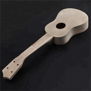 23 pollici semplice e divertente Ukulele Kit fai da te Hawaii <span class=keywords><strong>chitarra</strong></span> lavoro manuale supporto pittura giocattolo per bambini assemblaggio per amatoriale - Product Image 6