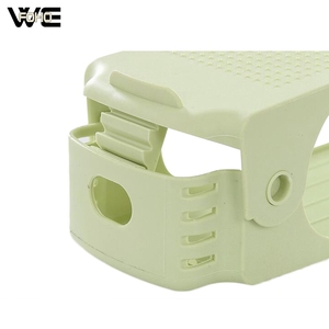 Home <strong>Shoe</strong> Rack Display Folding Double Layer Space-saving Plastic <strong>Shoe</strong> <strong>Shelf</strong> Organizer <strong>Storage</strong> - Product Image 3