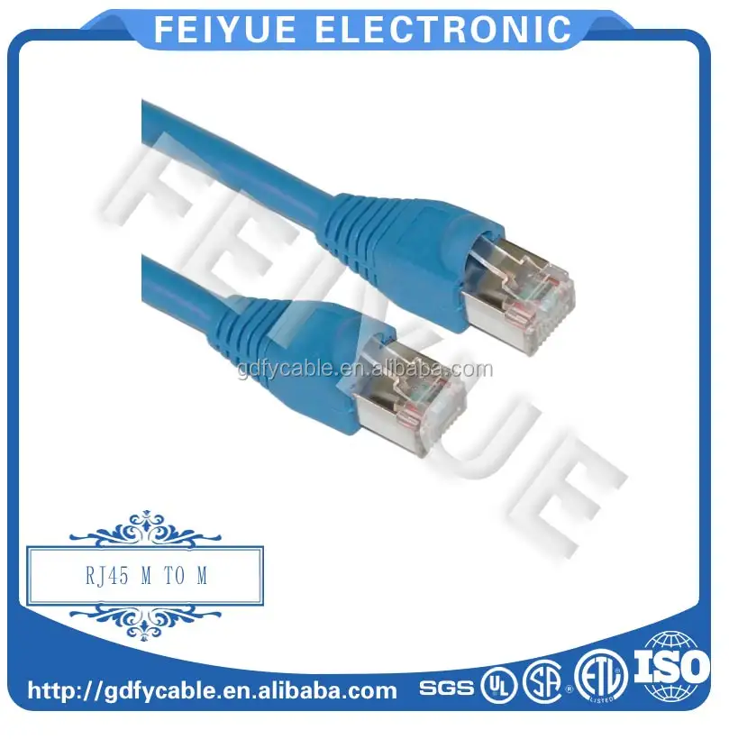 Produsen untuk SFTP/STP/FTP Cat5e/Cat6/Cat7 Kabel Patch/Kabel Snagless