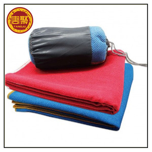 Bán Buôn 200gsm Microfibre Du Lịch Mồ Hôi Mát Khăn Làm Mát Khăn Với Túi Lưới Cho Phòng Tập Thể Dục/Thể Thao/Du Lịch - Product Image 3