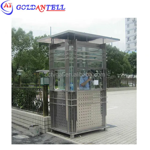 Di động chất lượng cao stainless steel guards shack ngoài trời thường vụ villa đối với bán