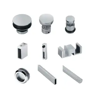 Bathroom Shower Door Parts The Frameless Sliding Glass Door Hardware