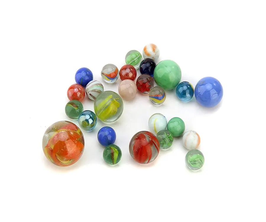 Wholesale Round Colored Toy Glass Ball Marbles For Sale