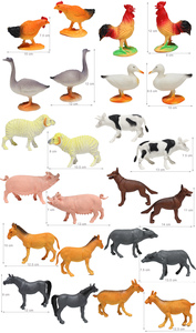 Juego de <span class=keywords><strong>Granja</strong></span> para Niños, Juguetes de Animales Pequeños de Plástico Baratos - Product Image 3