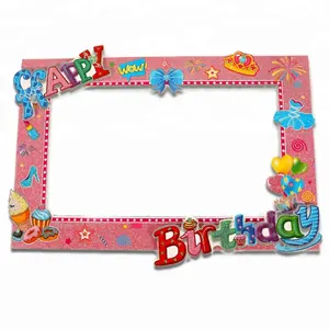 Custom happy birthday craft gifts elegant photo assemble sweet memory picture photo frame