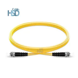 Cable de conexión de fibra óptica, blindado, dúplex, 5 metros, precio de fábrica, ST, UPC, APC, monomodo 9/125