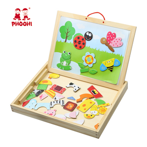<span class=keywords><strong>Niños</strong></span> pizarra magnética borrable tablero de dibujo plegable <span class=keywords><strong>niños</strong></span> tablero de dibujo de madera - Product Image 1