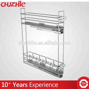 Vente chaude! Chine fil stockage <span class=keywords><strong>Pull</strong></span> out cuisine en acier inoxydable armoire tiroir panier - Product Image 4
