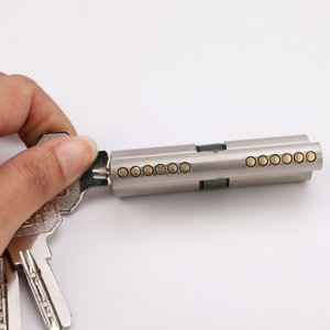 定制 70毫米高品质实心锌缸 5 电脑钥匙门锁 - Product Image 5