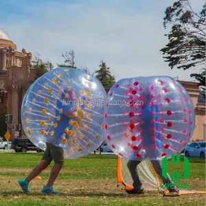 Pelota de parachoques duradera para adultos, TPU/PVC, precio de fábrica