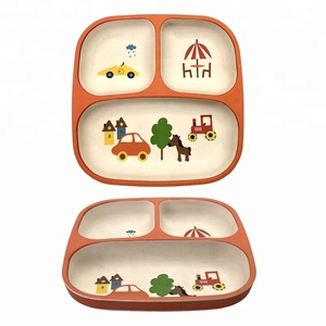 Set da pranzo per bambini Jogo De Jantar eco-friendly all'ingrosso in fibra di bambù cucina personalizzata per bambini nuovo supporto sostenibile per bambini - Product Image 3