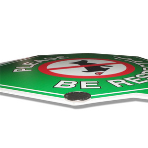 Xin Vui Lòng Được Tôn Trọng Con Chó Không Hỗn Loạn Dấu Hiệu Cảnh Báo Cho Bảo Vệ Cỏ - Product Image 4