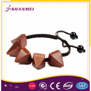 Designer Pierres Précieuses Bijoux Semi Précieux <span class=keywords><strong>Goldstone</strong></span> Couleur <span class=keywords><strong>Pierre</strong></span> Bracelet - Product Image 1