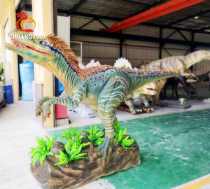 Dinosauro <span class=keywords><strong>Jurassic</strong></span> <span class=keywords><strong>world</strong></span> parco a tema attrezzature a grandezza naturale reale realistico animatronic dinosauro in vendita - Product Image 6