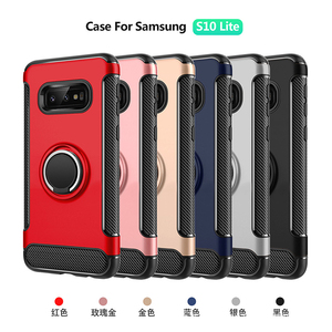 Mosaïque 360 Anneau en métal Support De Téléphone En Fiber De Carbone Pour Samsung <span class=keywords><strong>Galaxy</strong></span> <span class=keywords><strong>S10E</strong></span> Couverture Arrière - Product Image 6