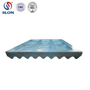 Shanbao <span class=keywords><strong>PE</strong></span> 250x400,500x750,600x900,1000x1200 <span class=keywords><strong>Jaw</strong></span> Crusher สวมใส่อะไหล่ <span class=keywords><strong>Jaw</strong></span> Liner แผ่น - Product Image 6