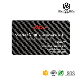 Nice Design in Alibaba Genuine Carbon Fiber Business Card Printing for Greeting Card