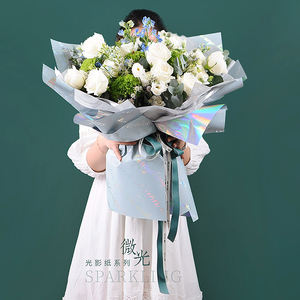 מכירת קידום מכירות פרח קישוט עמיד למים בהיר צבעוני גלישת paperer - Product Image 5