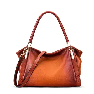 Sıcak Satış Yeni Moda Kadın El Çantası Çanta Taşıma alışveriş çantası Kahverengi Tote Çanta Deri