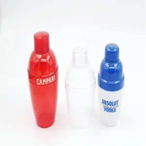 Aangepaste Logo Plastic Mini Cocktail Shaker