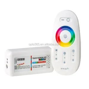 2.4G Full Touch Switch Panel RF Remote RGB LED Dimmer Controller System for RGB LED Products RGBW LED Controller