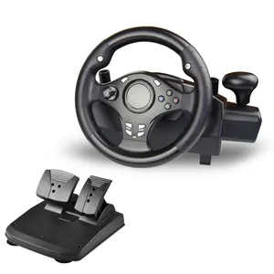 Cheapest pc game controller wired 7 in 1 Game steering wheel for p4/PS-3/PC