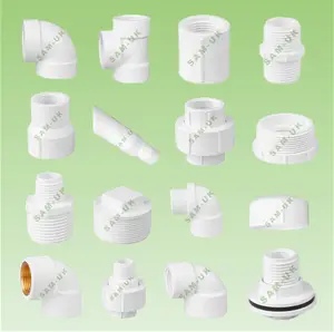 Pvc Sales Factory Wholesale Various Customized Sizes Of Water Supply And Drainage Plastics CPVC And PVC Pipe Fittings