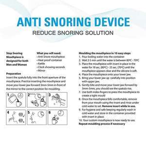 Alat Bantu Tidur Penghenti Dengkuran Baru Alat Bantu Mulut Solusi Mendengkur Penjaga Gigi Malam Alat Mulut Bruxism Perangkat Anti Mendengkur - Product Image 5