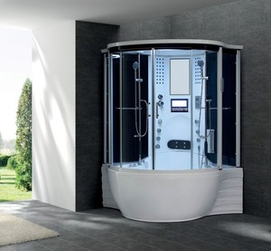 <span class=keywords><strong>Bagno</strong></span> Turco, Sauna, Generatore di Vapore, Cabina <span class=keywords><strong>Doccia</strong></span> a Vapore, <span class=keywords><strong>Vasca</strong></span> Idromassaggio con Cascata, Design Moderno - Product Image 5
