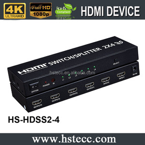 2 en 4 out, <span class=keywords><strong>HDMI</strong></span> Switch/<span class=keywords><strong>Splitter</strong></span> <span class=keywords><strong>2X4</strong></span> avec 3D, 1080 P, Version <span class=keywords><strong>HDMI</strong></span> - Product Image 5