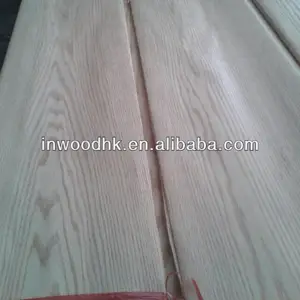 Impiallacciatura di legno di quercia rossa americana naturale taglio corona per applicazioni alberghiere