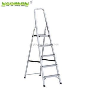 EN131 Venta caliente 22cm Altura <span class=keywords><strong>Escalera</strong></span> de aluminio <span class=keywords><strong>5</strong></span> <span class=keywords><strong>Escalones</strong></span> <span class=keywords><strong>Escalera</strong></span> doméstica - Product Image 1