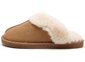 Chaussons d'intérieur classiques pour femmes et hommes, chaussons bon marché en <span class=keywords><strong>peau</strong></span> <span class=keywords><strong>de</strong></span> <span class=keywords><strong>mouton</strong></span> - Product Image 6