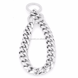 Edelstahl Kubanische Gliederkette Choke Hundehalsband 15 mm Breit Schwer 12-36 Zoll 18 Zoll - Product Image 2