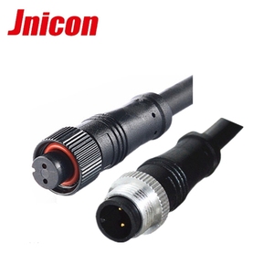 M12 निविड़ अंधकार कनेक्टर <span class=keywords><strong>3</strong></span> कोर IP68 पुरुष महिला प्लग tyco कनेक्टर <span class=keywords><strong>2</strong></span> पिन का नेतृत्व किया - Product Image 2