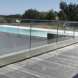Designs de balustrades en aluminium pour <span class=keywords><strong>terrasse</strong></span> et véranda, design de balustrades de balcon et de porche avant, verre pour maison - Product Image 3