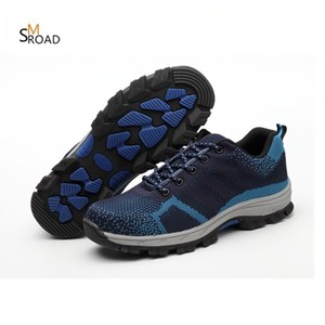 Men's Comfortable Daily Use Safety Shoes Industrial Protective Casual <strong>Trainers</strong> with Steel Toe Breathable <strong>Work</strong> Shoes - Product Image 4