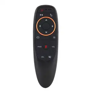 Mejor G10 Control remoto por voz 2,4G inalámbrico Fly Air Mouse con giroscopio Sensor de Android Tv Box Control remoto reproductor de medios