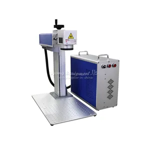 20W 30W 50W Separated Optical Fiber Laser Metal Marking Machine Used for Aluminum Gold Silver Brass Engraving