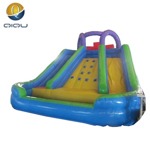 QIQU <span class=keywords><strong>grand</strong></span> gonflable silde géant flottant <span class=keywords><strong>toboggan</strong></span> pour enfants pour parc d'attractions - Product Image 1