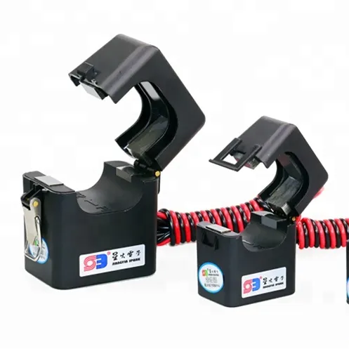 Input 50,75,100,150,200A up to 1200A split core current transformer with0.33v/ 5A/1A output