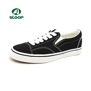 Großhandel china quanzhou komfort männer casual mode schwarz leinwand schuhe, günstige männer schuh