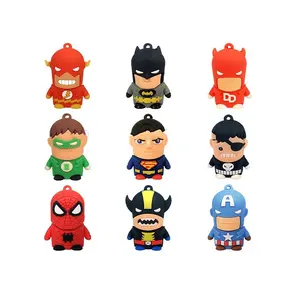 Unidad flash usb barata de PVC con diseño personalizado de dibujos animados, 1GB/2GB/4GB/16GB